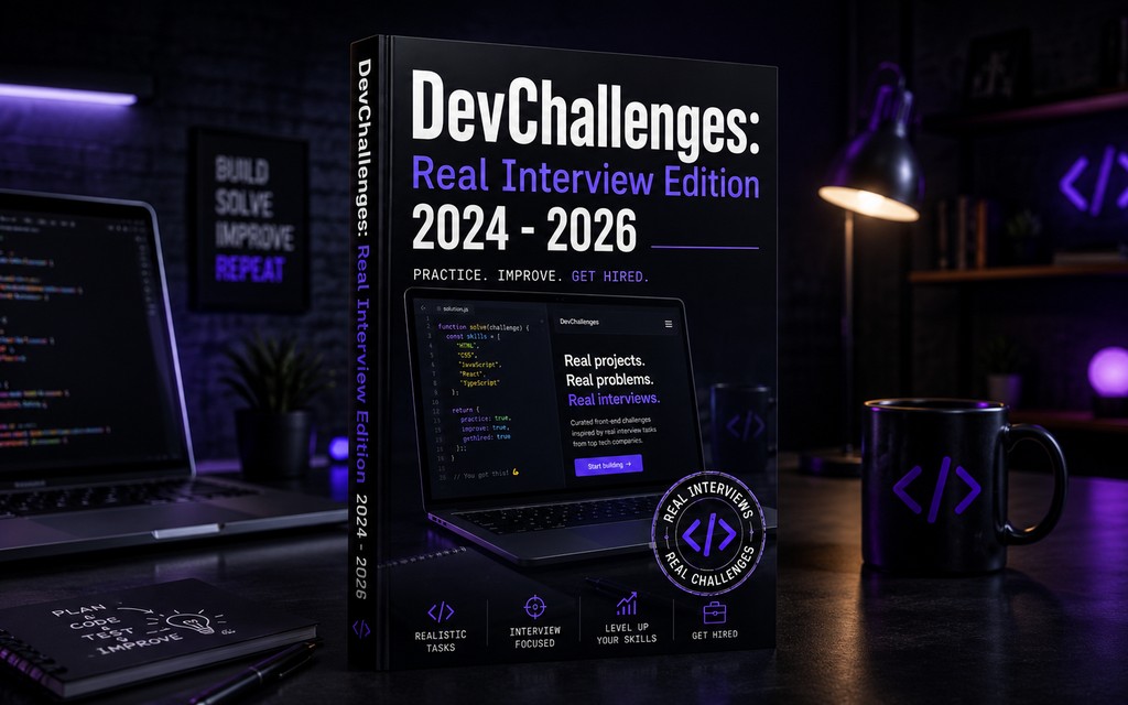 DevChallenges 2024-2026: 94 Zadania Prosto z Rozmów Rekrutacyjnych