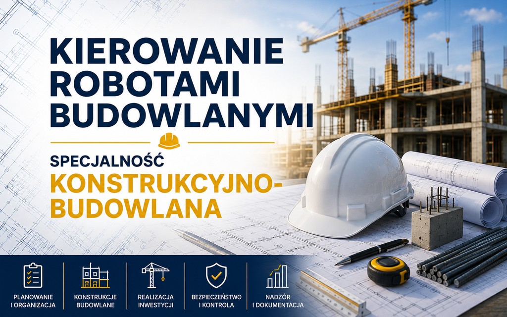 Uprawnienia budowlane do kierowania robotami budowlanymi - specjalność Konstrukcyjno-Budowlana