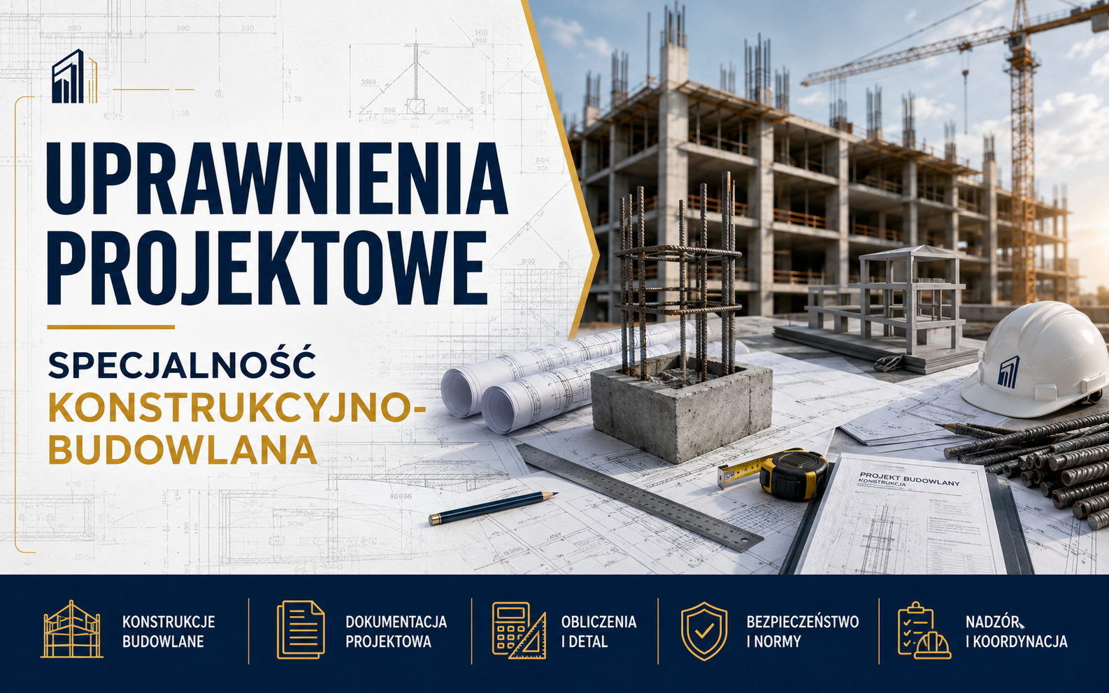 Uprawnienia budowlane do projektowania - specjalność Konstrukcyjno-Budowlana